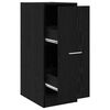 vidaXL Apothekerschrank Schwarze Eiche 30 x 41 x 77,5 cm Holzwerkstoff