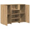 vidaXL Empfangstheke Artisan-Eiche 135x50x103,5 cm Holzwerkstoff