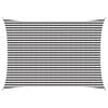 vidaXL Sonnensegel Anthrazit und Wei&szlig; 3 x 6 m HDPE