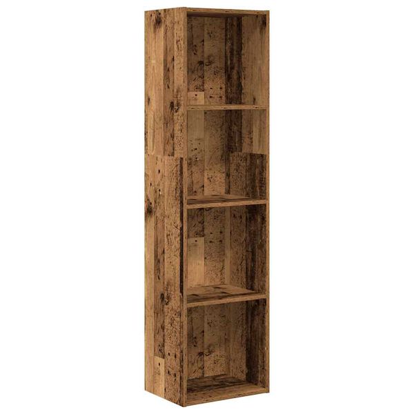 vidaXL B&uuml;cherregal Altholz-Optik 40x30x152 cm Holzwerkstoff