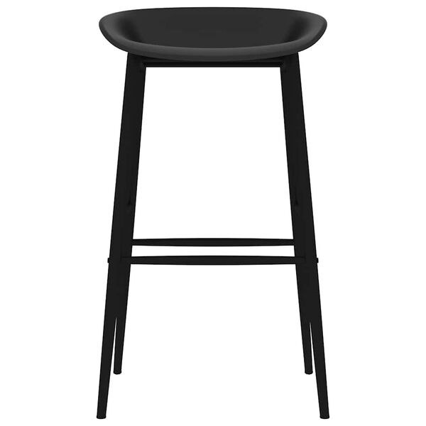 vidaXL Barhocker 4 Stk. Schwarz