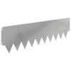 vidaXL Raseneinfassung 10 pcs 103 x 30 cm Metall Silber