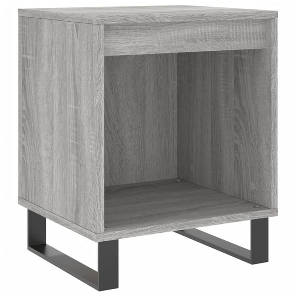 vidaXL Nachttisch Grau Sonoma 40x35x50 cm Holzwerkstoff