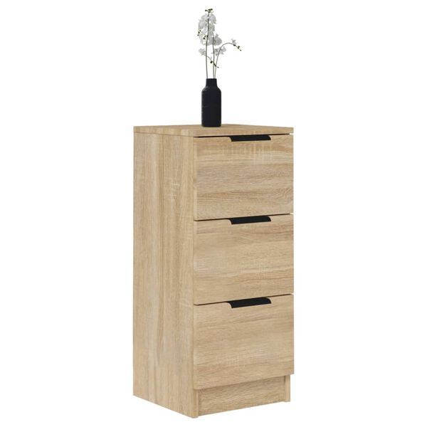 vidaXL Sideboard Sonoma-Eiche 30x30x70 cm Holzwerkstoff
