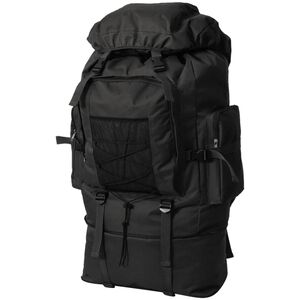 vidaXL Armee-Style Rucksack XXL 100 L Schwarz