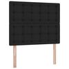 vidaXL Bett mit Stauraum und LED Schwarz 120 x 190 cm Polyester