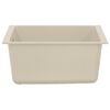 vidaXL Waschbecken Beige 370 x 460 mm 80% Quarz und 20% Harz