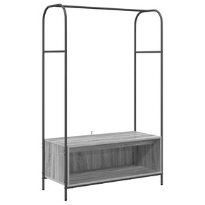 vidaXL Kleiderst&auml;nder Grau 100 x 44 x 160 cm Holzwerkstoff
