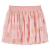 vidaXL Kinderrock mit T&uuml;ll Hellrosa 104