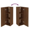 vidaXL TV-Schrank Braun Eichen-Optik 30,5x30x90 cm Holzwerkstoff