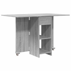vidaXL Esstisch 115 x 70 x 75 cm Holzwerkstoff Grau Sonoma