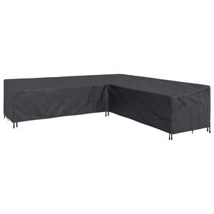 vidaXL M&ouml;belbezug Schwarz 300 x 300 x 80 cm 420D Oxford Stoff