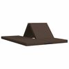 vidaXL Klappsofa Bett 140 x 67 x 15 cm Taupe