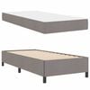 vidaXL Boxspringbett Taupe 80 x 200 cm Stoff