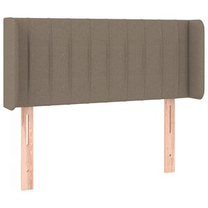 vidaXL Kopfteil mit Ohren Taupe 83x16x78/88 cm Stoff