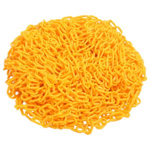 vidaXL Absperrkette Gelb 100 m &Oslash;6 mm Kunststoff