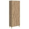 vidaXL Schrankset 2 stk. Artisan-Eiche Holzwerkstoff