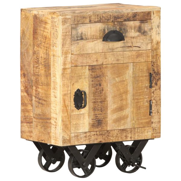 vidaXL Nachttisch 40x30x57 cm Massivholz Mango