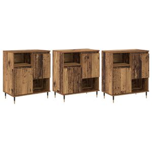 vidaXL Sideboards 3 pcs Altholz
