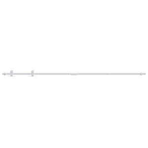 vidaXL Mini Schiebet&uuml;rbeschlag Set f&uuml;r Schrankt&uuml;ren Carbonstahl 183 cm