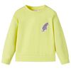 vidaXL Kinder-Sweatshirt Gelb 116