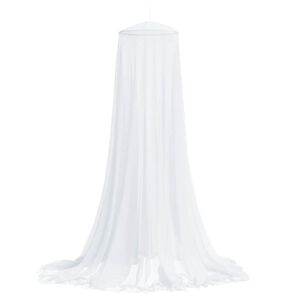 vidaXL Moskitonetz f&uuml;r Bett 220 Mesh Wei&szlig; 56x56x220 cm