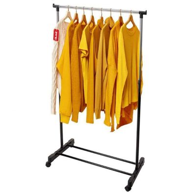 Storage solutions Kleiderständer Einzelstange mit Rollen Verstellbar