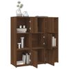 vidaXL B&uuml;cherregal Braun Eichen-Optik 90x30x90 cm Holzwerkstoff