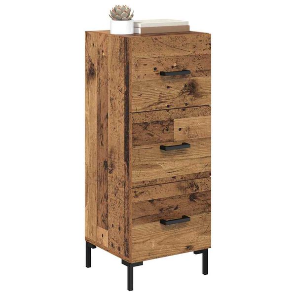 vidaXL Sideboard Altholz 34,5 x 34 x 90 cm Holzwerkstoff