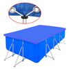 vidaXL Poolabdeckung PE Rechteckig 90 g/qm 400x207 cm