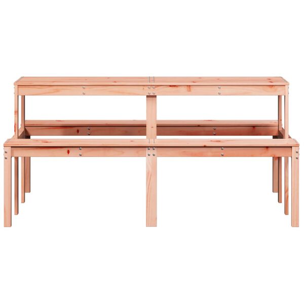 vidaXL Picknicktisch 160x134x75 cm Massivholz Douglasie