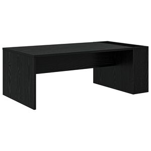 vidaXL Couchtisch Schwarz Eichen-Optik 95 x 50 x 34 cm Holzwerkstoff
