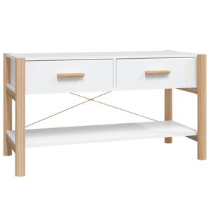 vidaXL TV-Schrank Wei&szlig; 82x38x45 cm Holzwerkstoff