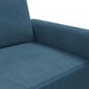 vidaXL 2-Sitzer-Sofa Blau 140 cm Samt