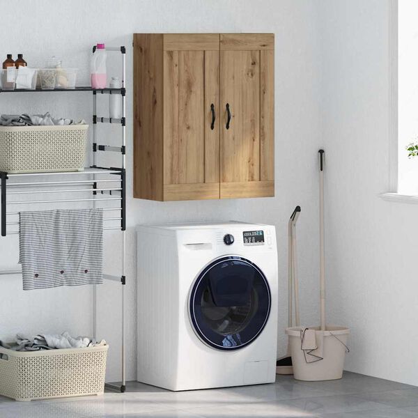 vidaXL Wandschrank Artisan-Eiche 69,5 x 34 x 90 cm Holzwerkstoff