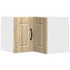 vidaXL Wand-Eckschrank PORTO Sonoma-Eiche 57 x 57 x 40 cm