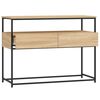 vidaXL Konsolentisch Sonoma-Eiche 100x40x75 cm Holzwerkstoff
