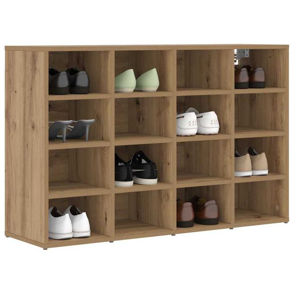 vidaXL Schuhschrank Artisan-Eiche 103 x 30 x 67 cm Holzwerkstoff
