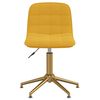 vidaXL Esszimmerst&uuml;hle 2 Stk. Drehbar Senfgelb Samt