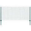 vidaXL Metallzaun Stahl 20 x 1,5 m Gr&uuml;n
