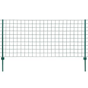 vidaXL Metallzaun Stahl 20 x 1,5 m Gr&uuml;n