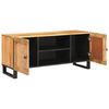 vidaXL TV-Schr&auml;nk mit Regal Braun 105 x 33 x 46 cm Massivholz Mango