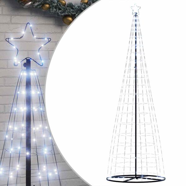 vidaXL LED Weihnachtsbaum 550 LEDs Kaltwei&szlig; 300 cm