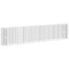 vidaXL Gabionen-Hochbeet Verzinktes Eisen 470x50x100 cm