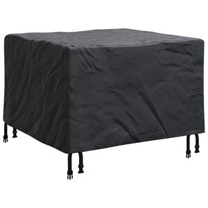 vidaXL M&ouml;belbezug Uni Schwarz 60 x 60 x 45 cm Stoff