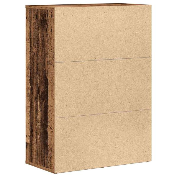 vidaXL Sideboard mit Schubladen Altholz 60 x 31 x 84 cm Holzwerkstoff