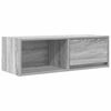 vidaXL TV-Schrank Grau Sonoma 80x31x25,5 cm Holzwerkstoff