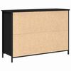 vidaXL Sideboard Schwarz Eichen-Optik 100 x 35 x 70 cm