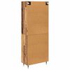 vidaXL Highboard 2 pcs Altholz Holzwerkstoff