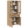 vidaXL Highboard Artisan-Eiche 69,5 x 34 x 90 cm Holzwerkstoff
